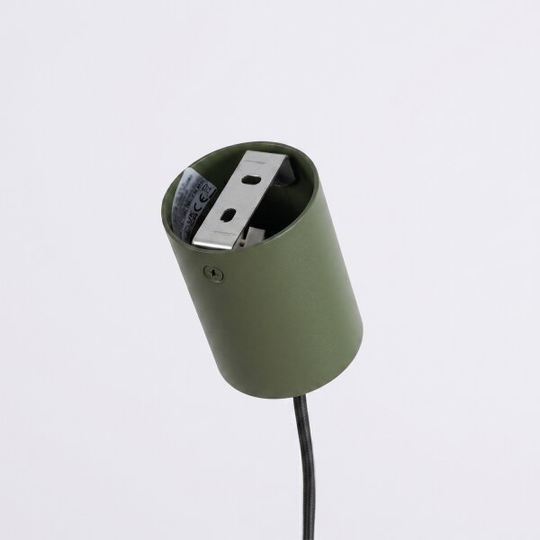 Sollux SL.2714 - Lustră suspendată pe cablu KARBON 4xGU10/10W/230V verde