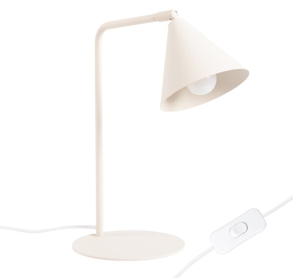 Sollux SL.2569 - Lampă de masă NOX 1xE14/10W/230V crem