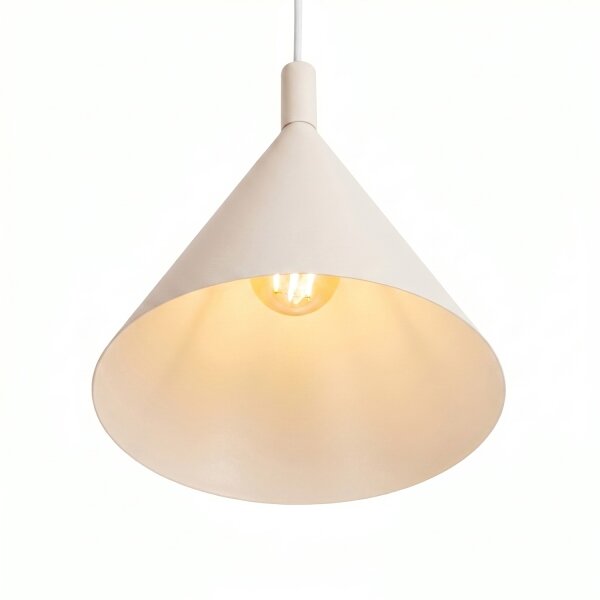 Sollux SL.2524 - Lampă suspendată pe cablu NOX 1xE27/15W/230V crem