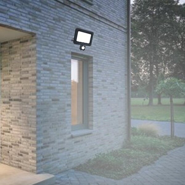 Proiector LED de exterior LED/50W/230V 4000K IP65 negru