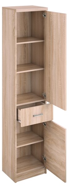 KONDELA Raft 2D1S, stejar Sonoma, universal, TOPTY TIP 31