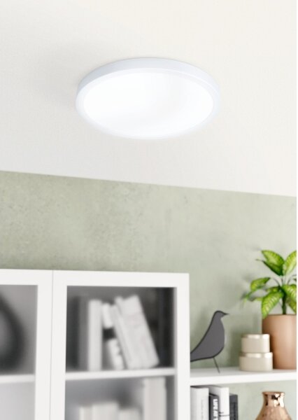 Eglo 30891 - Plafonieră LED pentru baie FUEVA LED/20,5W/230V IP44 albă