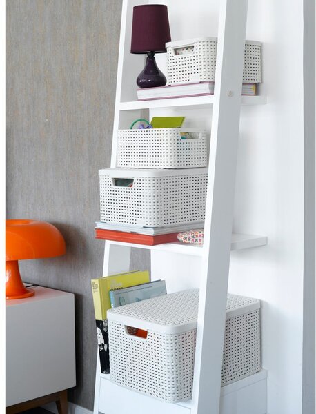Cutie de depozitare gri din plastic cu capac 33x44,5x25 cm Style – Curver