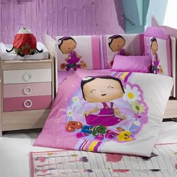 Set lenjerie din bumbac ,pentru bebe,150 cm