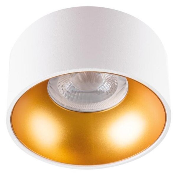 Corp de iluminat încastrat MINI RITI 1xGU10/25W/230V alb/auriu Kanlux 27576
