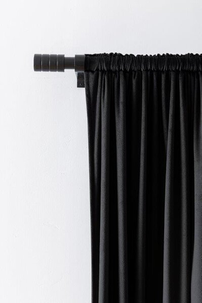 Draperie opaca neagra VELVET 140x270 cm Agatat: Rejansa