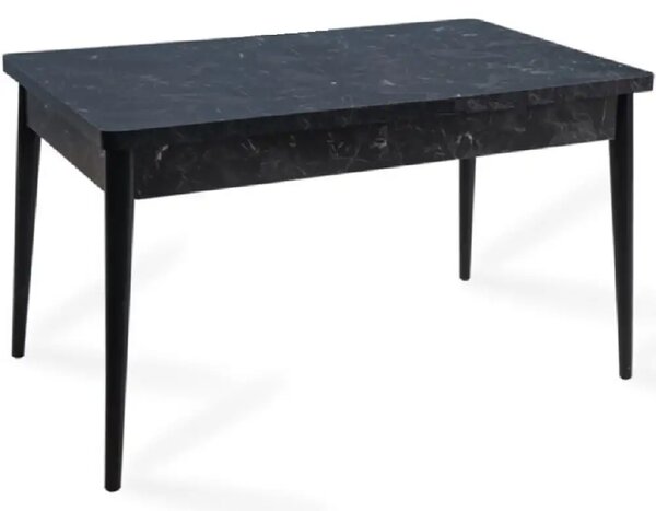 Masa bucatarie Brigitte, culoare negru, 120 cm