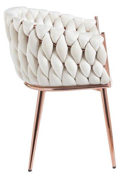 Scaun Living Tapitat KJC16 Bej