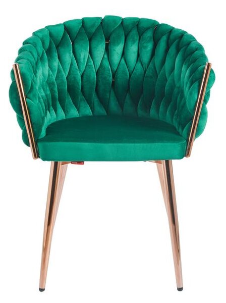 Scaun Living Tapitat KJC16 Verde