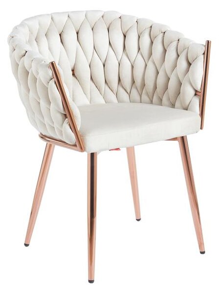 Scaun Living Tapitat KJC16 Bej