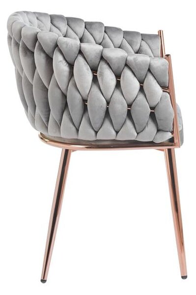 Scaun Living Tapitat KJC16 Gri