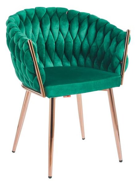 Scaun Living Tapitat KJC16 Verde