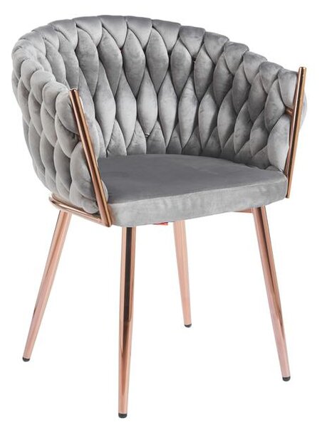 Scaun Living Tapitat KJC16 Gri