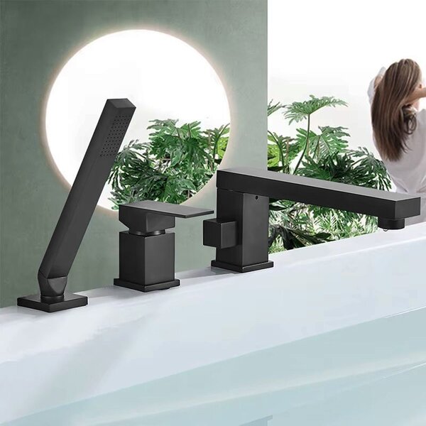 Baterie pentru cada Rea Glen Negru Black trei piese