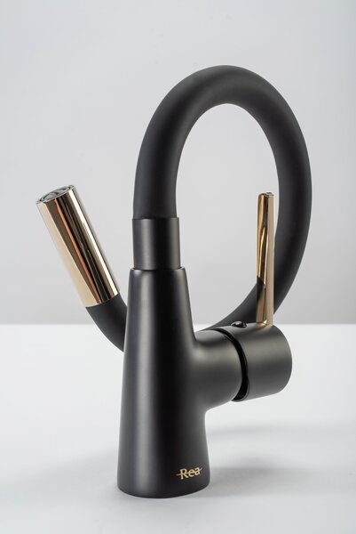 Baterie bucatarie Rea ICON Black/Gold