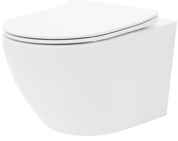 Rea, Set vas WC suspendat REA CARLO Flat Mini Rimless + bideu suspendat REA CARLO Mini, KPL-C2760