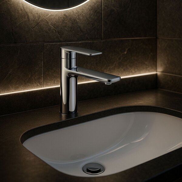 Baterie pentru baie REA Storm Chrom Low