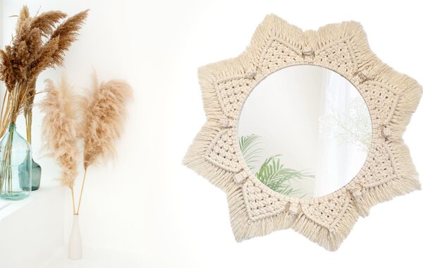 Oglinda perete Boho 53CM 322048