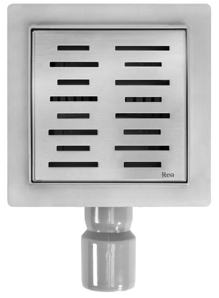 Rigola dus REA LINE 150x150 Nickel Brush