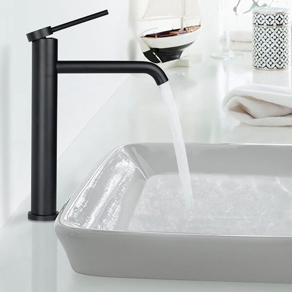 Robinet pentru lavoar Rea CLIF BLACK MAT HIGH