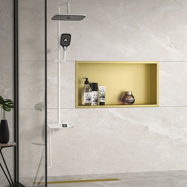 RAFT BAIE INCASTRAT PERETE 30x60 gold brush