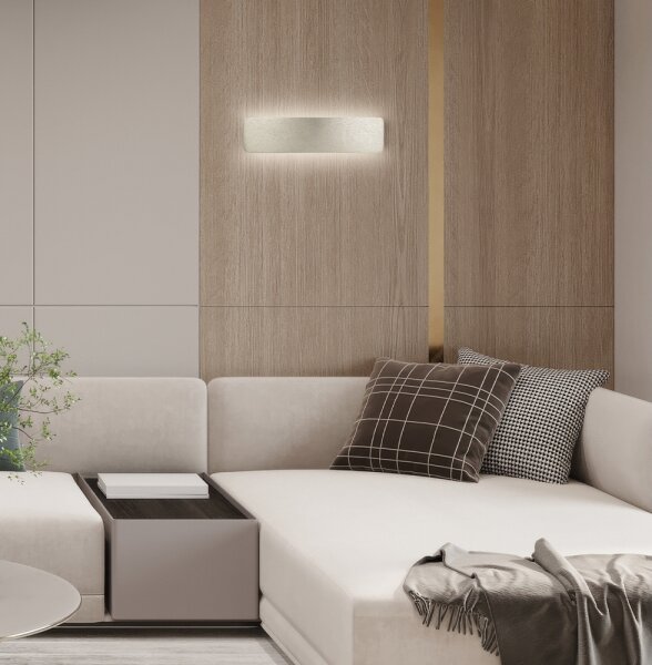 Aplica LED de perete KELDA LED/12W/230V 3000K/4000K argintie