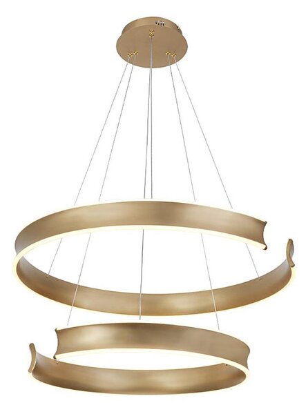 Candelabru LED suspendat pe cablu MARLEN LED/84W/230V, auriu
