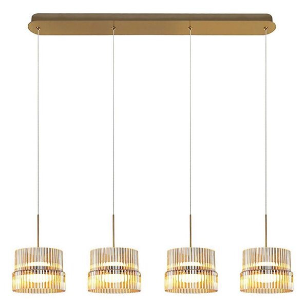 Lustră LED pe cablu LUXE LED/46W/230V alamă