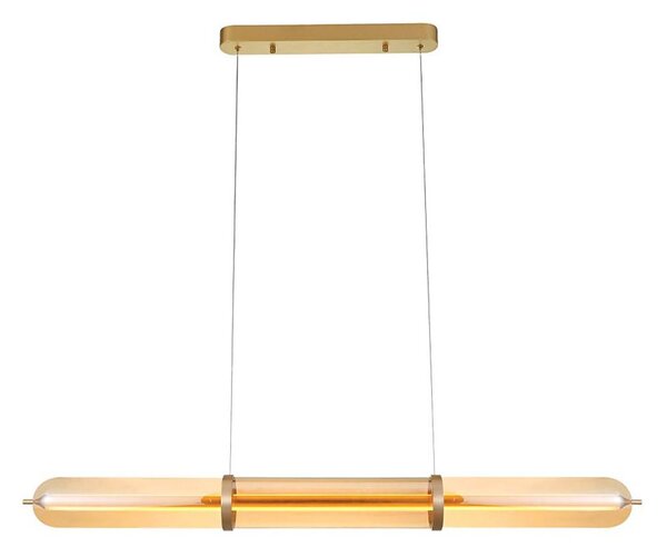 Lustră LED pe cablu ELIANA LED/34W/230V auriu
