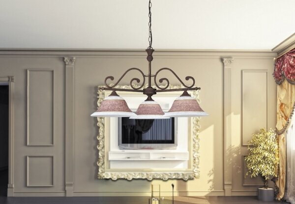 Rabalux 7747 - Lustra pe lant MAGDALENA 3xE27/60W/230V