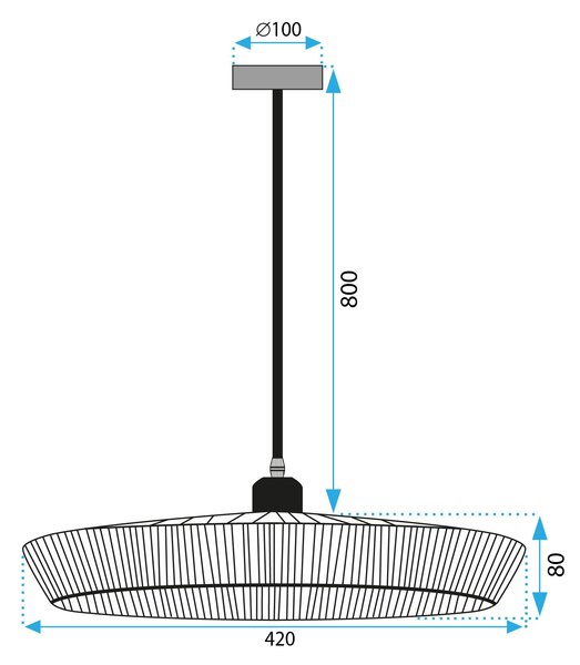 Lampă de tavan APP1407-1CP