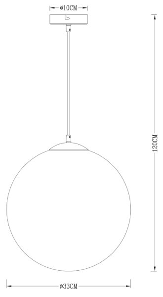 Globo 15854 - Lustră pe cablu VARUS 1xE27/40W/230V