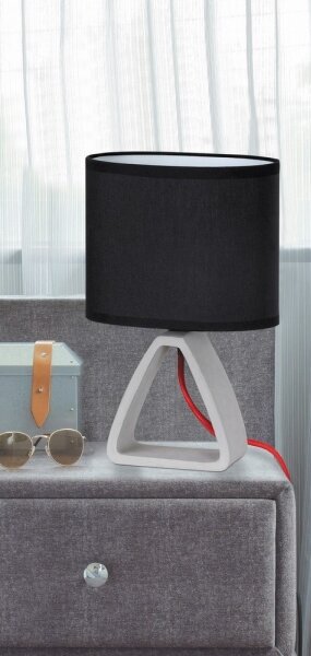 Rabalux 4338 - Lampă de masă HENRY 1xE14/40W/230V negru