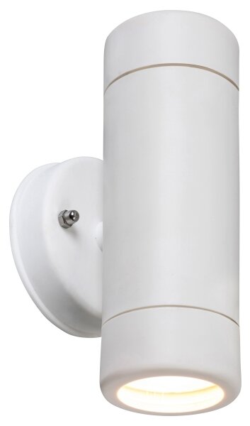 Aplică de exterior 2xGU10/10W/230V albă IP44 Rabalux 8837