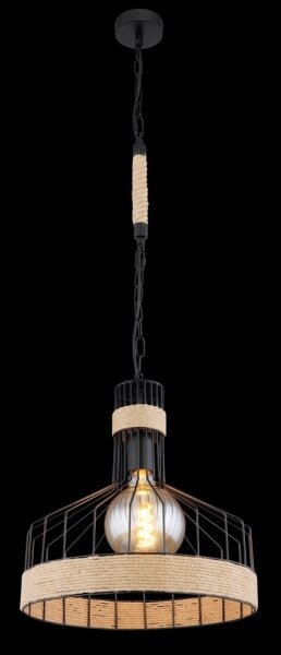 Lustră pe lanț Globo 15675H1 HALIA 1xE27/60W/230V