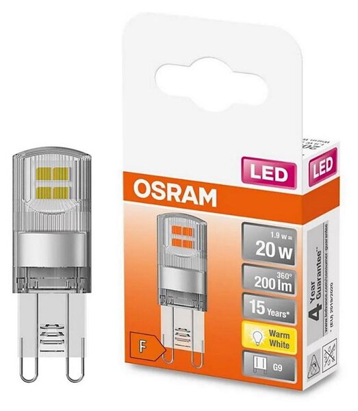Bec LED G9/1,9W/230V 2700K Osram