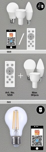 Bec LED RGB dimabil GU10/5W/230V Wi-Fi 3000-6500K Rabalux 1979