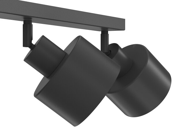 Corp de iluminat cu spoturi PARKLA 3xE27/15W/230V negru