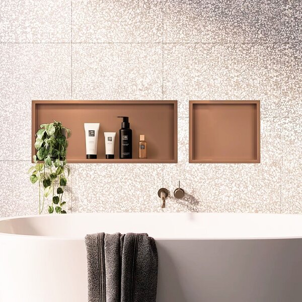 RAFT BAIE INCASTRAT PERETE 30x60 brush copper