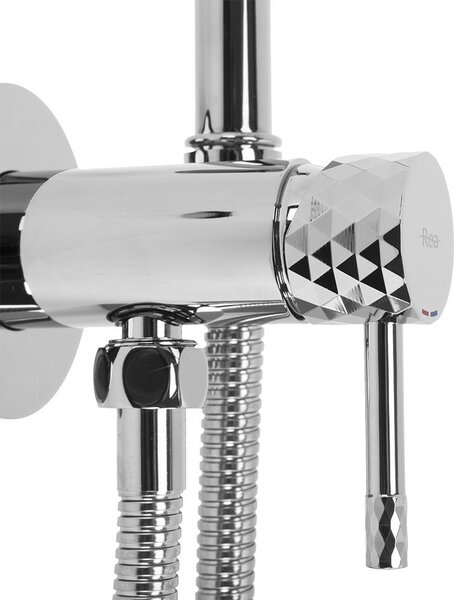 Baterie bideu Lungo Loop Diamond Chrome