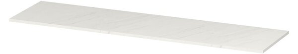 Blat pentru mobilier baie Cersanit Larga 180 cm, alb marmura 1800 mm