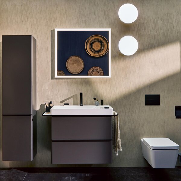 Hansgrohe EluPura Q vas wc cu capac soft-close agăţat fără margine alb 62023450