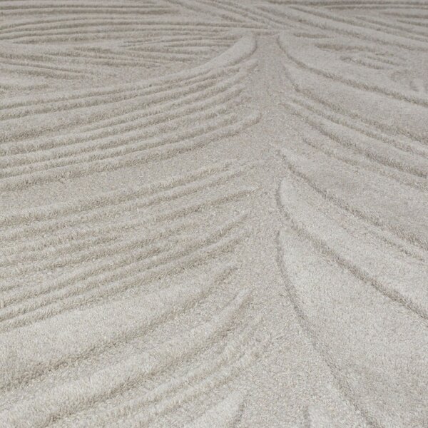 Covor din lână Flair Rugs Lino Leaf, 120 x 170 cm, gri