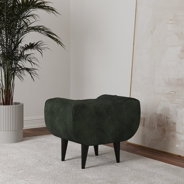 Taburet haaus Atlas, Verde Inchis, 60 x 40 x 47 cm