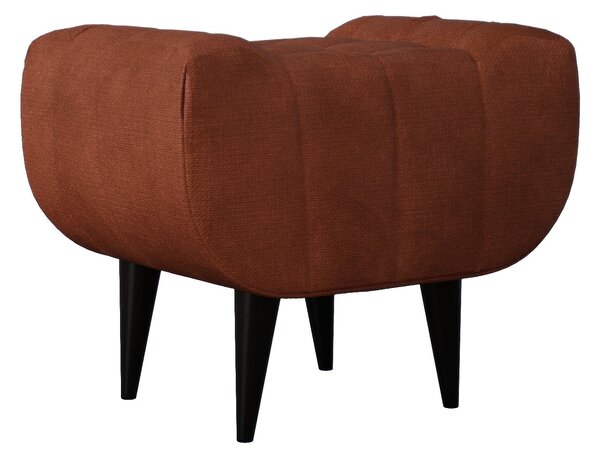 Taburet haaus Atlas, Caramel, Stofa, 60 x 40 x 47 cm