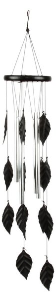 Clopoței metalici de vânt în formă de frunze Esschert Design, înălțime 61,5 cm