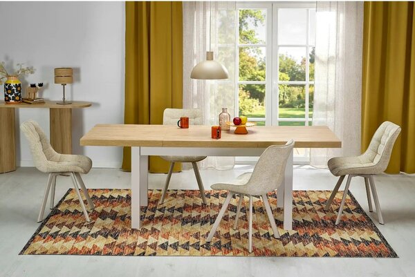 Masa extensibila TIAGO, stejar/casmir, 140/220x80x76 cm
