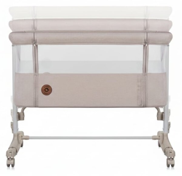 Pătuț Co-Sleeper 3 în 1 cu Legănare, Setare Unghiulară și Saltea, Certificat EN
