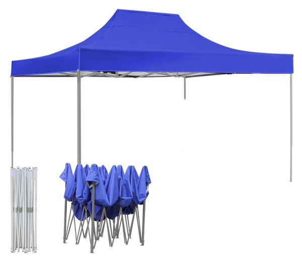 Pavilion pliant in diferite modele-3x4,5m-albastru