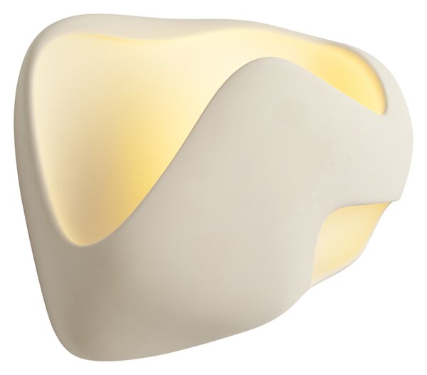 Lampă de perete Japandi Crem 30cm - Pietra